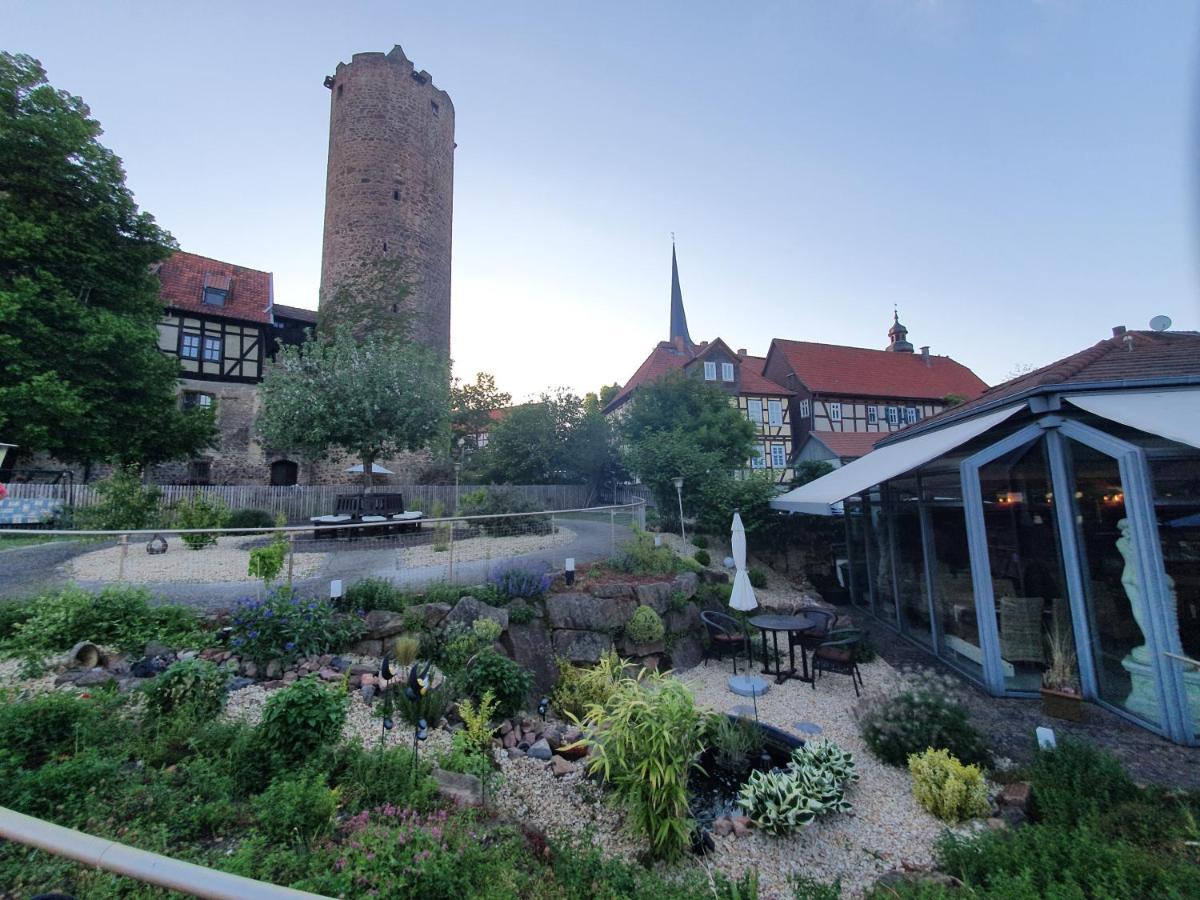 Hotel & Cafe Schachtenburg 施利茨 外观 照片