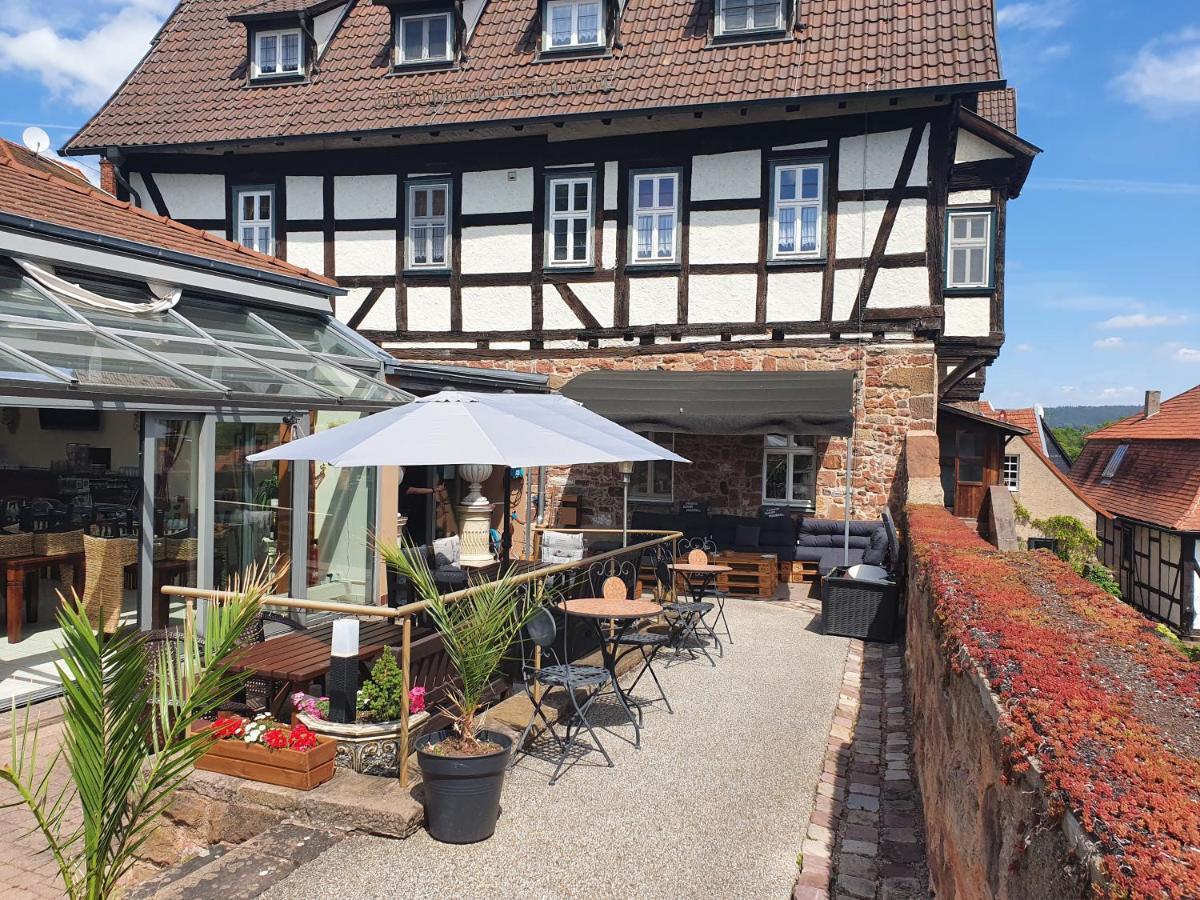 Hotel & Cafe Schachtenburg 施利茨 外观 照片