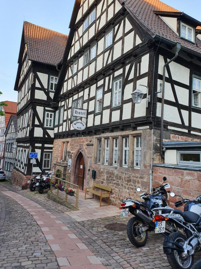 Hotel & Cafe Schachtenburg 施利茨 外观 照片