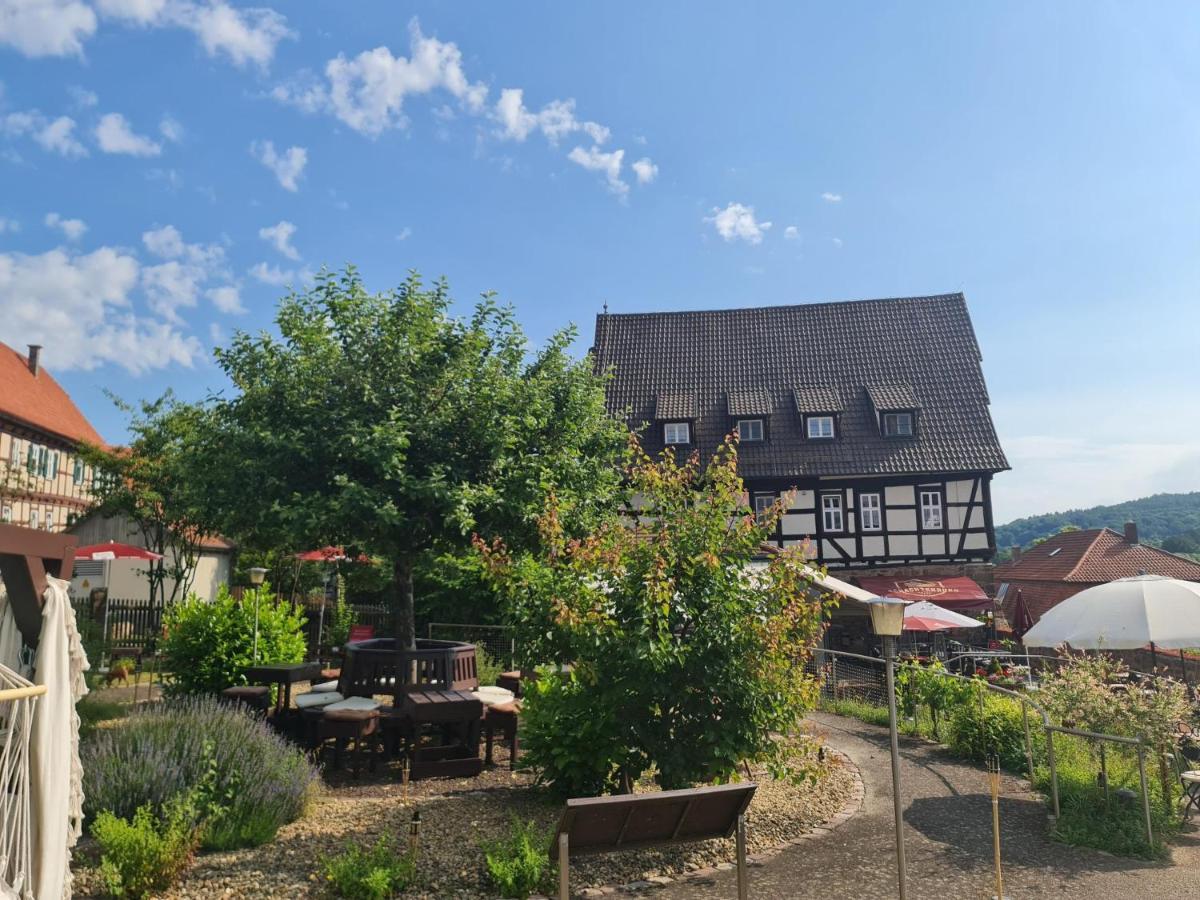 Hotel & Cafe Schachtenburg 施利茨 外观 照片