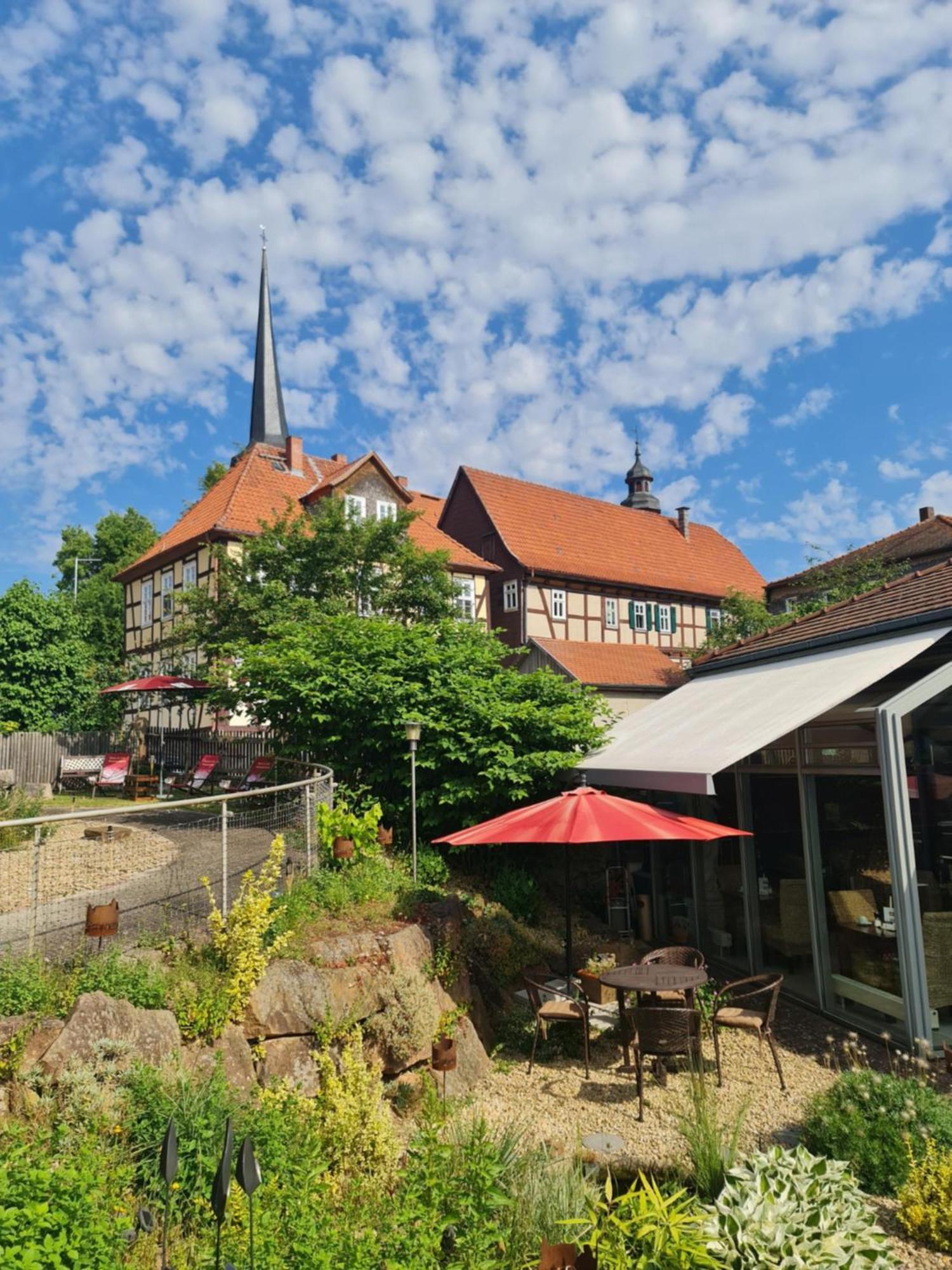Hotel & Cafe Schachtenburg 施利茨 外观 照片
