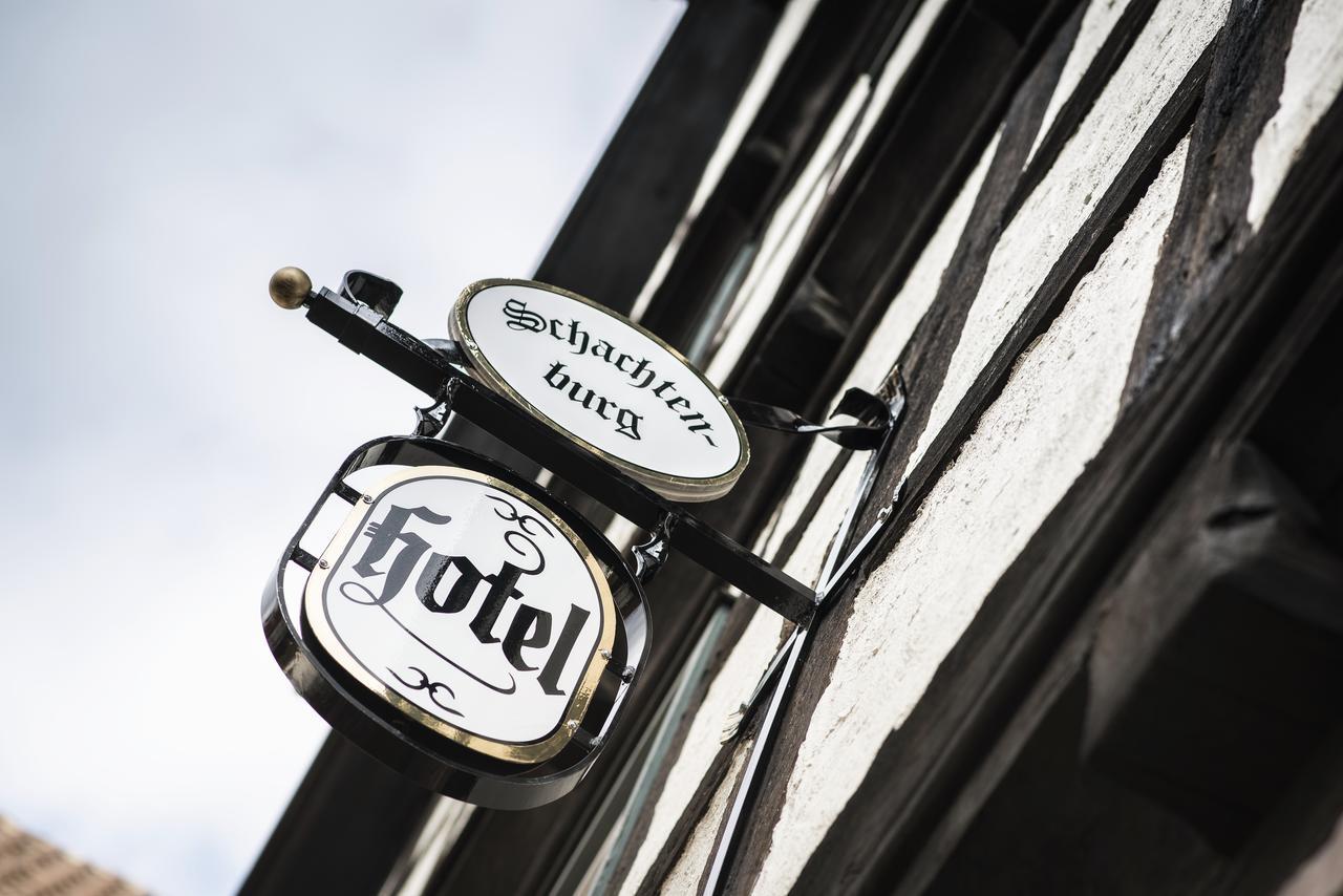 Hotel & Cafe Schachtenburg 施利茨 外观 照片