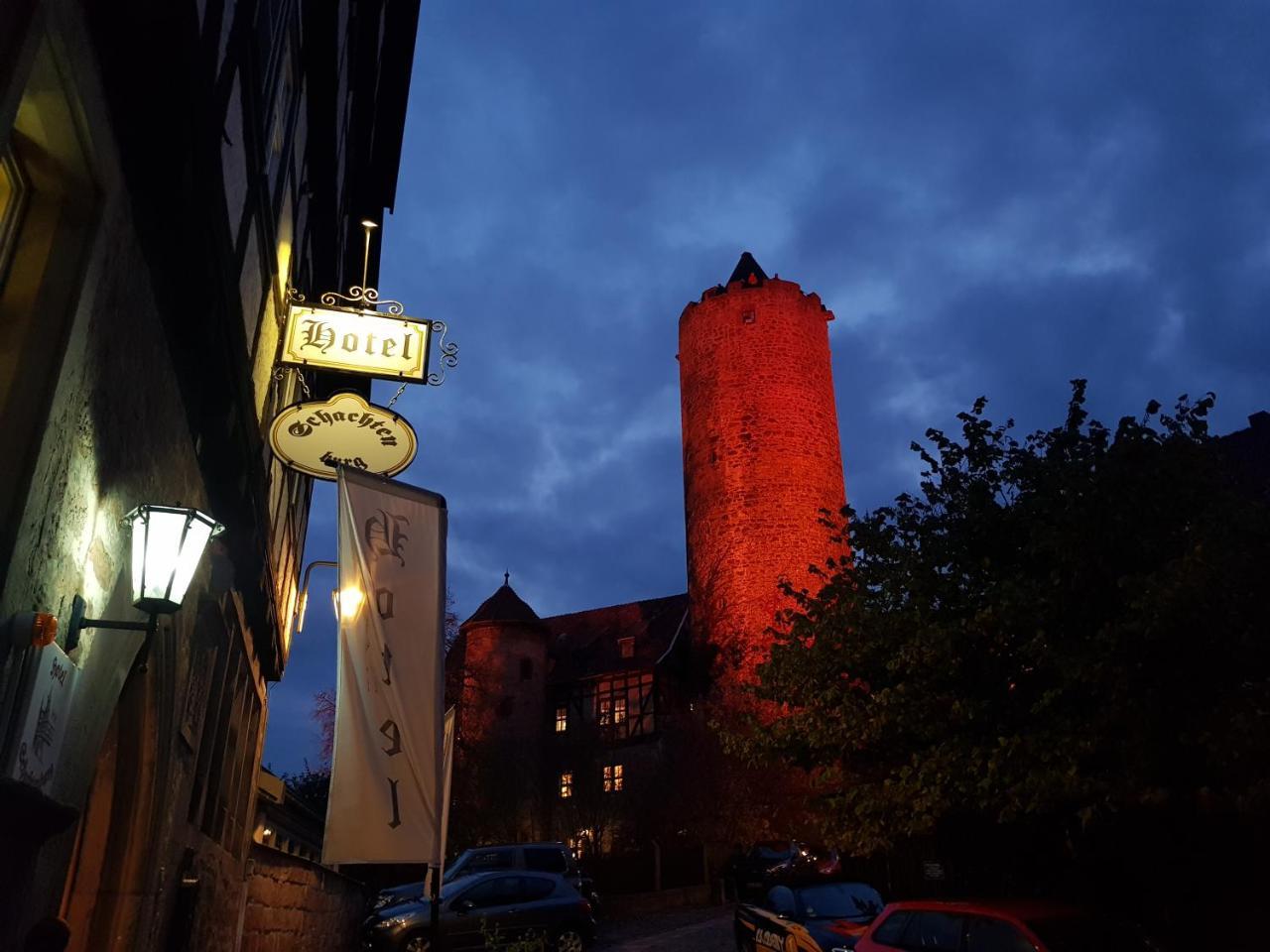 Hotel & Cafe Schachtenburg 施利茨 外观 照片