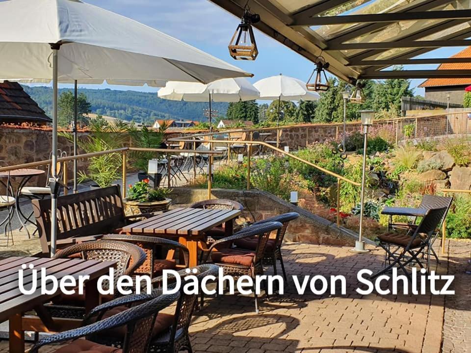 Hotel & Cafe Schachtenburg 施利茨 外观 照片